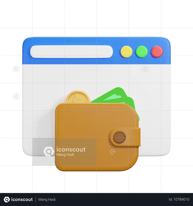 Website Payment  3D Icon