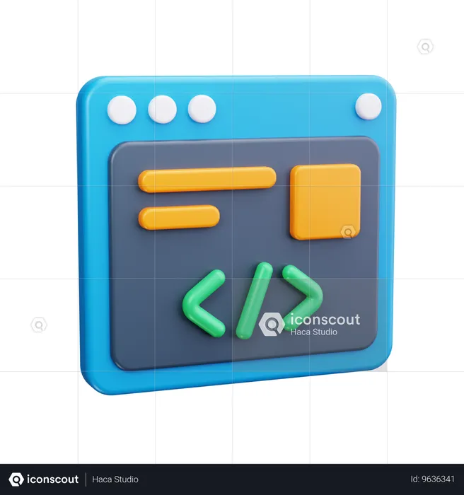 Website Support  3D Icon