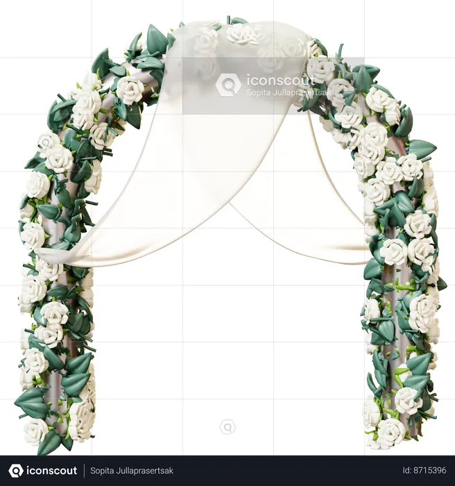Wedding Arch  3D Icon