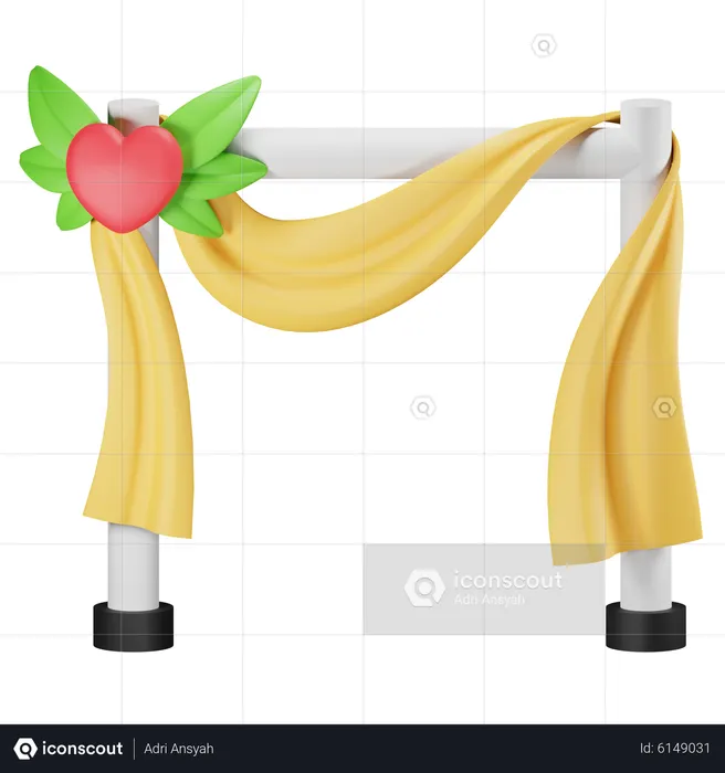 Wedding Arch  3D Icon