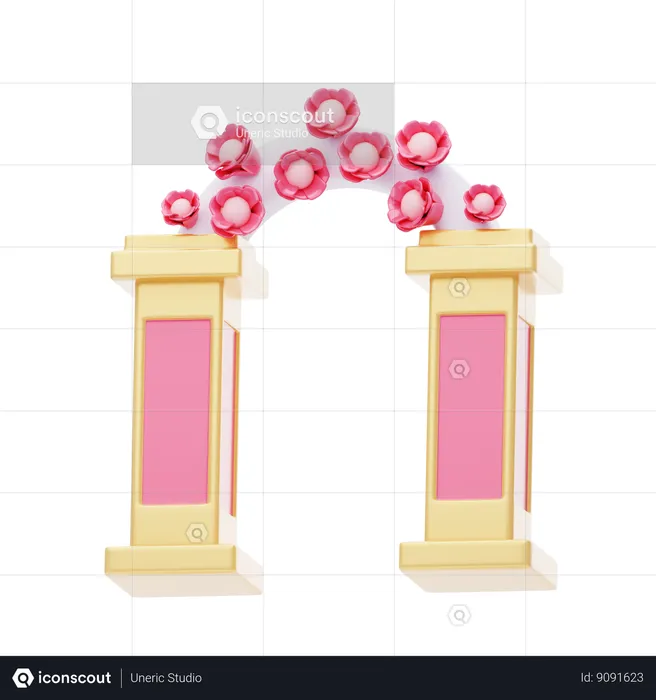 Wedding Arch  3D Icon