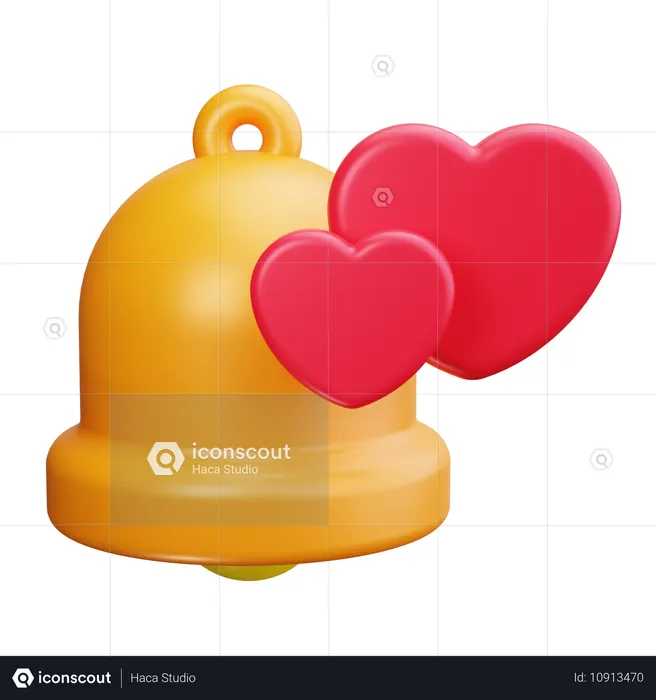 Wedding Bell  3D Icon