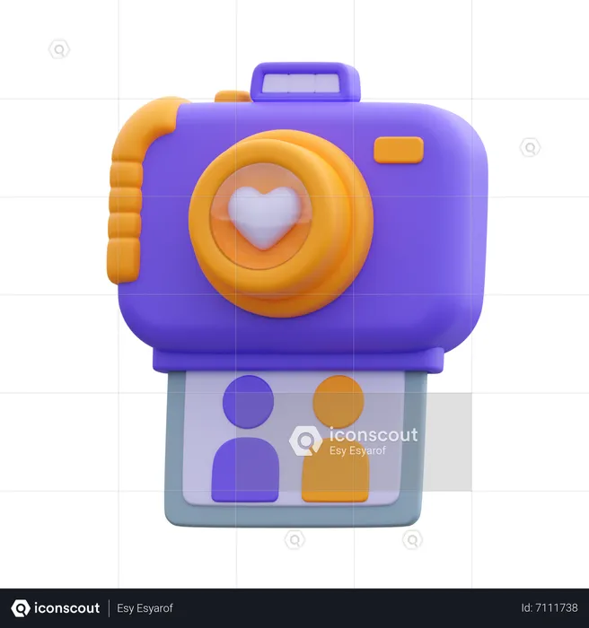 Wedding Camera  3D Icon