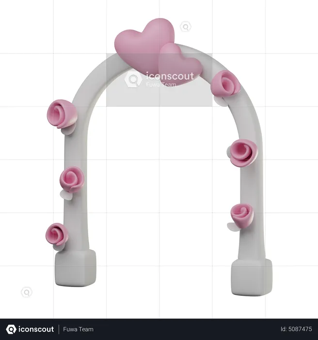 Wedding Gate  3D Icon