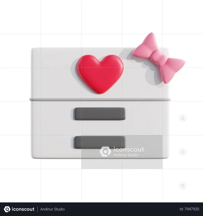 Wedding Invitation  3D Icon