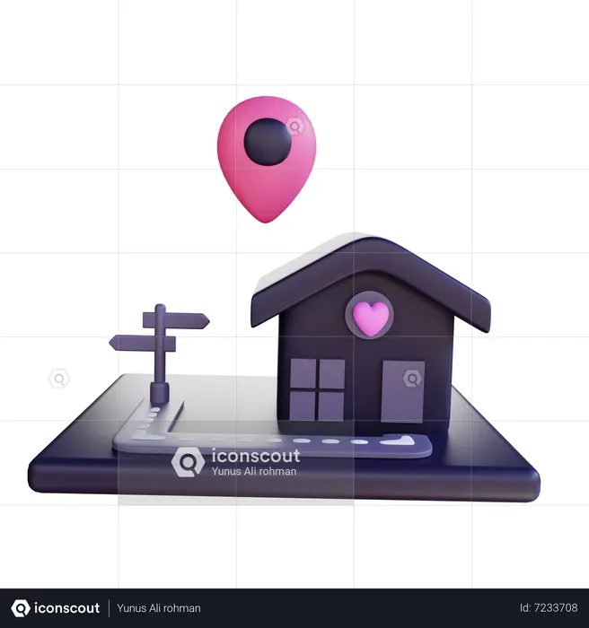 Wedding Location  3D Icon