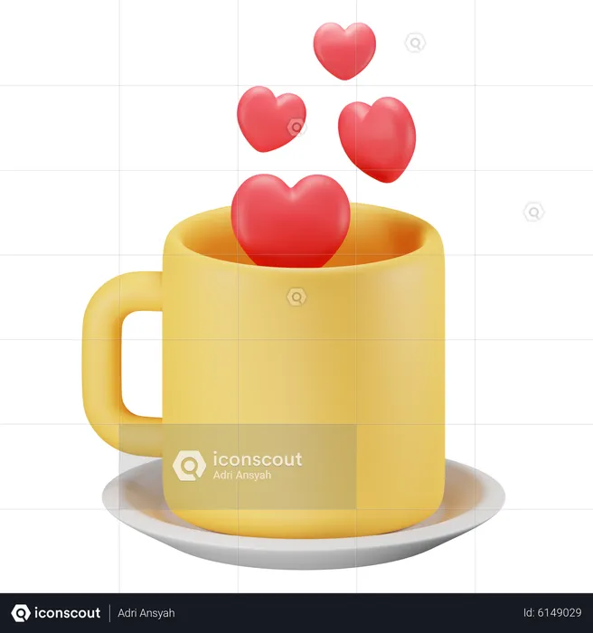Wedding Mug  3D Icon