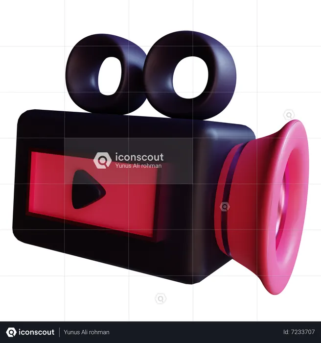 Wedding Video Recorder  3D Icon