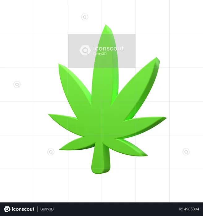 Weed  3D Icon