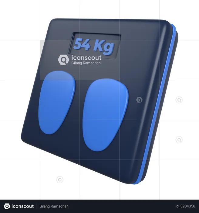 Weigh Scale  3D Illustration