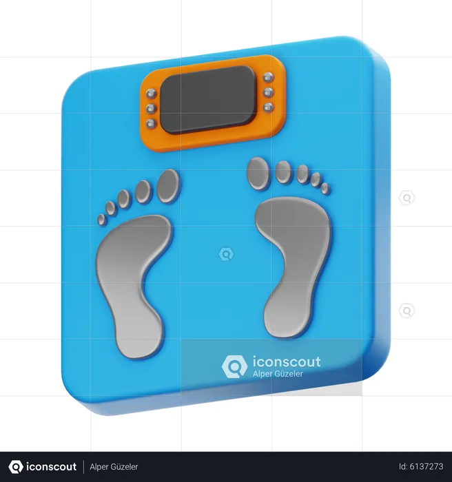 Weighing Machine  3D Icon