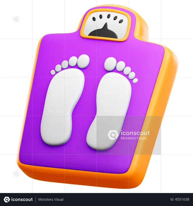 Weighing Scale  3D Illustration