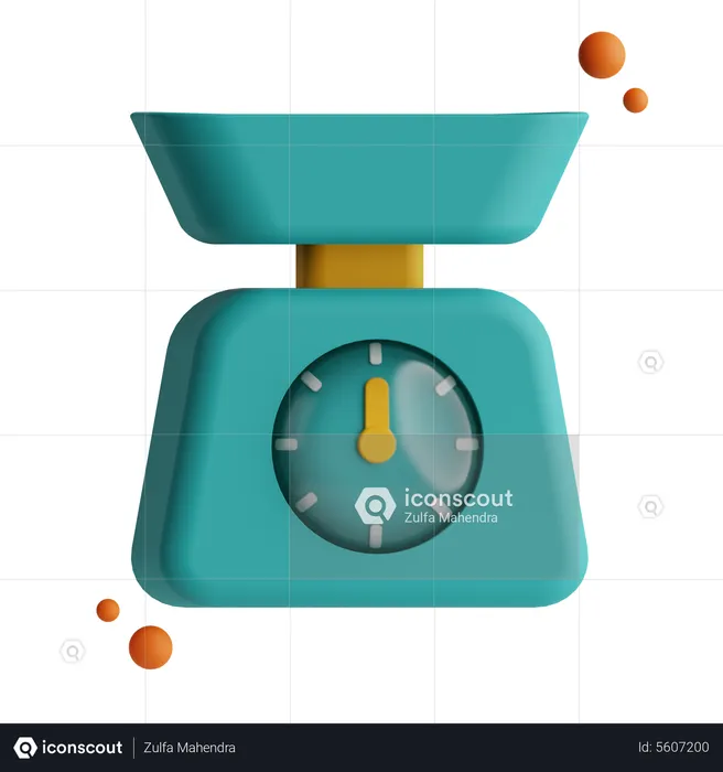 Weighing Scale  3D Icon