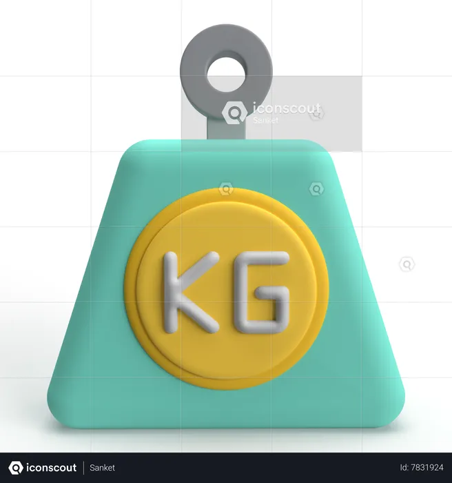 Weight  3D Icon