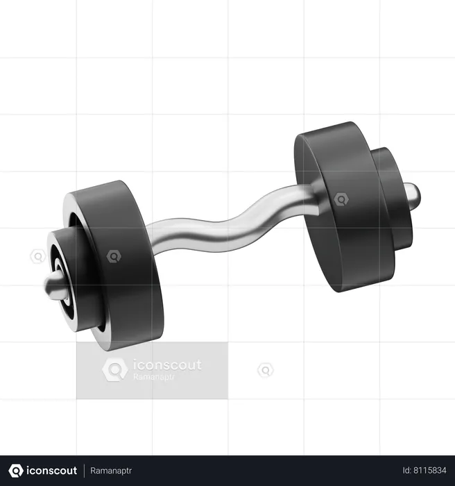 Weight Bar  3D Icon