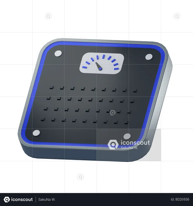 Weight Counter  3D Icon