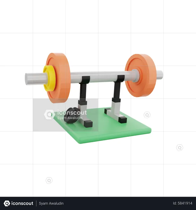 Weight Lifting  3D Icon