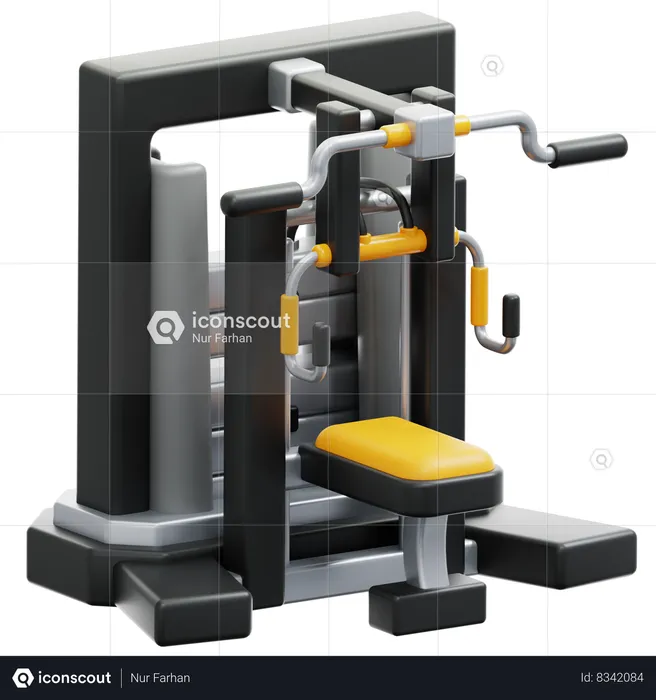 Weight Machine  3D Icon