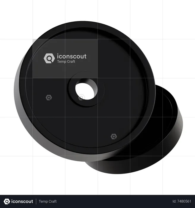 Weight Plate  3D Icon