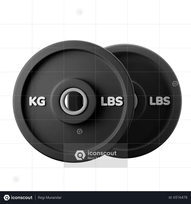 Weight Plates  3D Icon