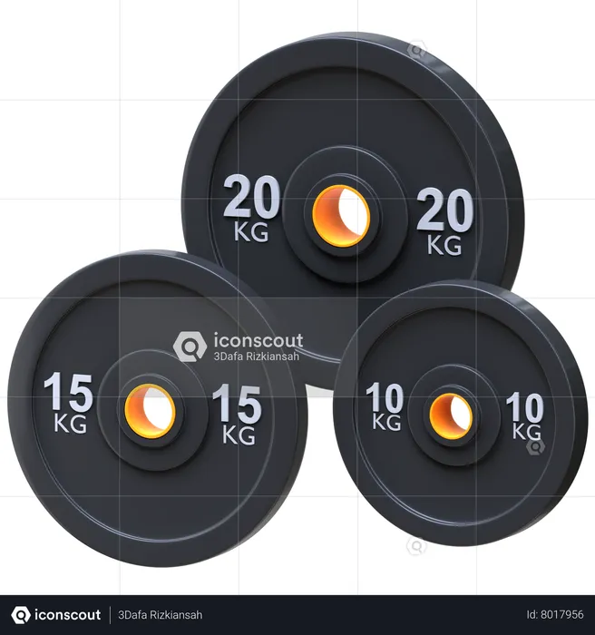 Weight Plates  3D Icon