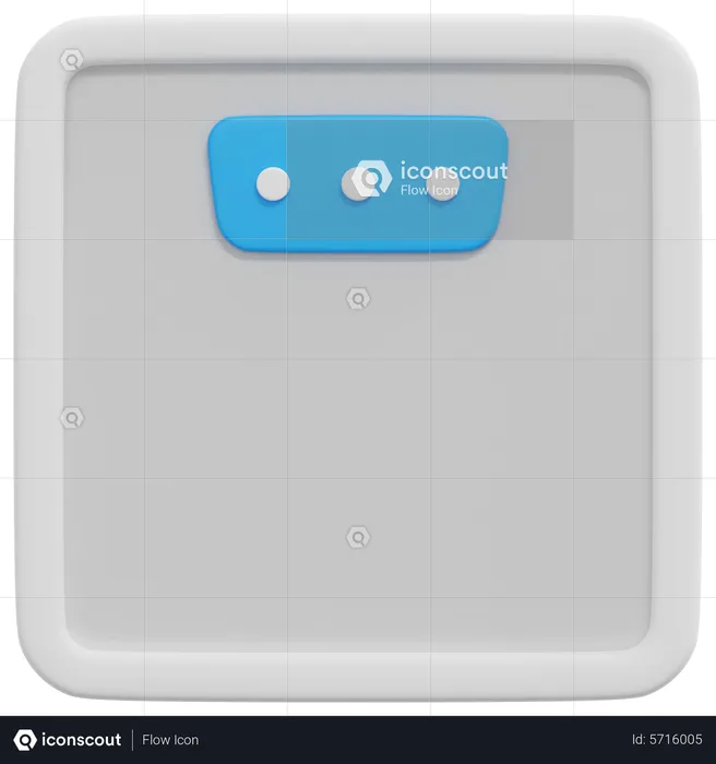 Weight Scale  3D Icon