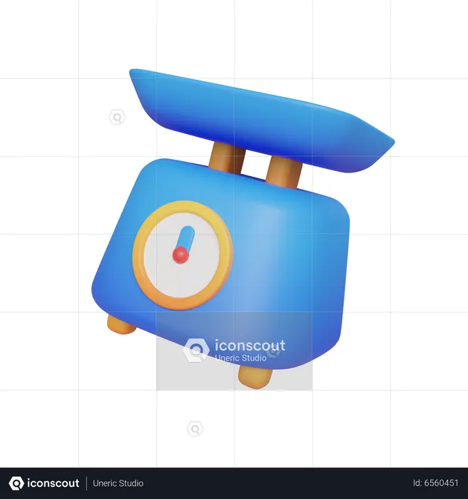 Weight Scale  3D Icon