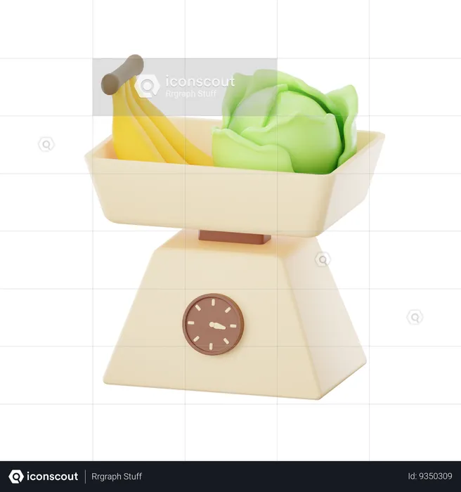 Weight Scale  3D Icon