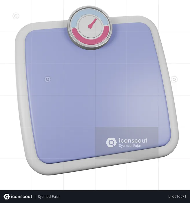 Weight Scale  3D Icon