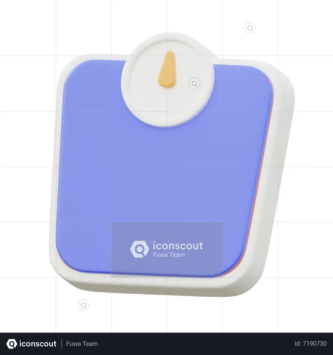 Weight Scale  3D Icon