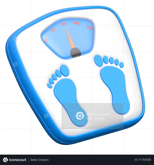 Weight scale  3D Icon