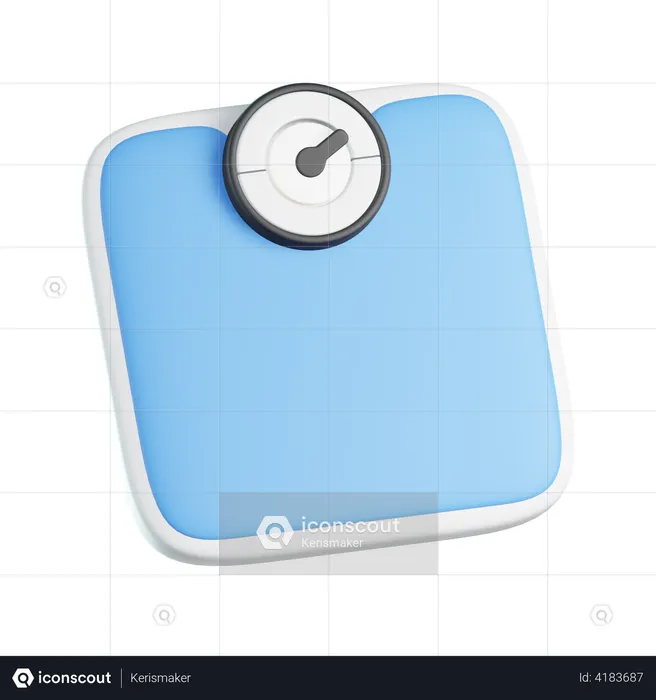 Weight Scale  3D Icon