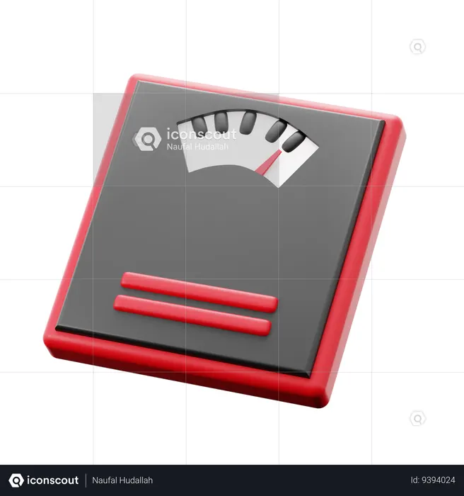 Weight Scale  3D Icon