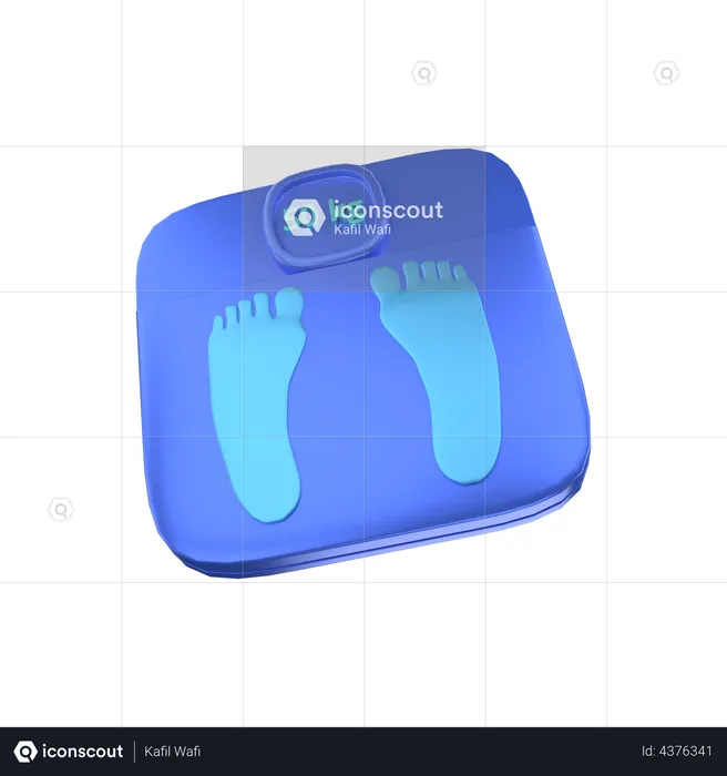 Weight Scale  3D Illustration
