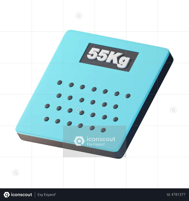 Weight Scale  3D Icon