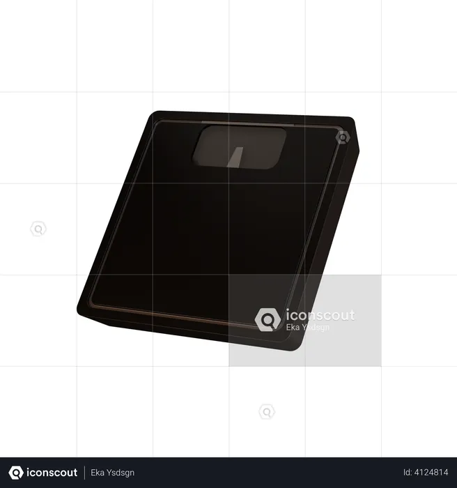 Weight scales  3D Illustration