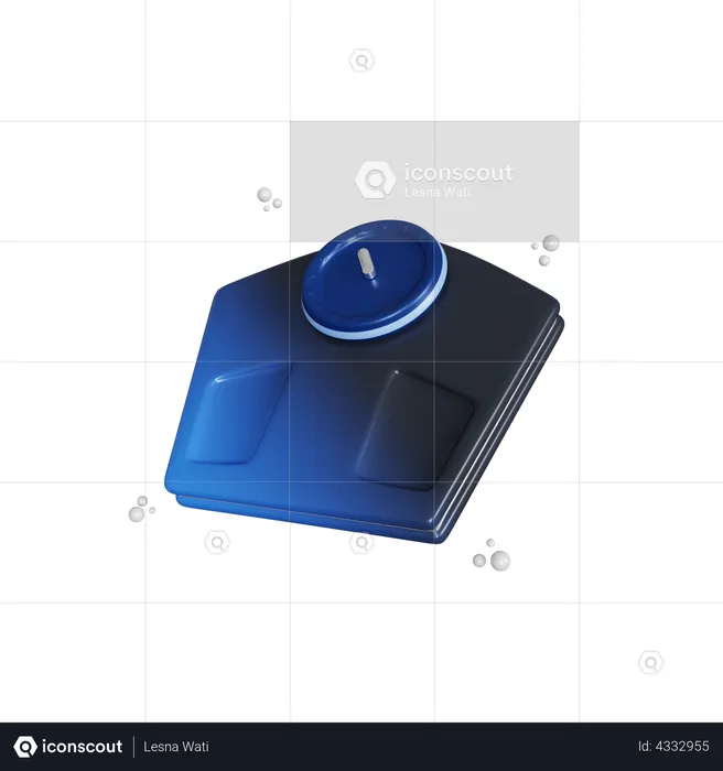 Weight Scales  3D Illustration