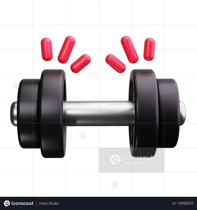 Weightlifting  3D Icon