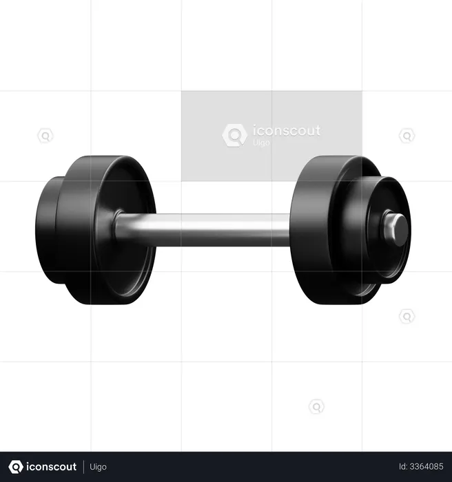 Weightlifting  3D Illustration
