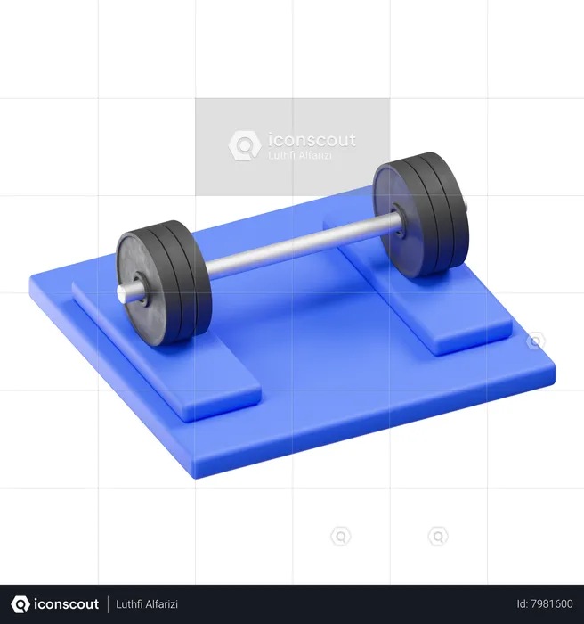 Weightlifting  3D Icon