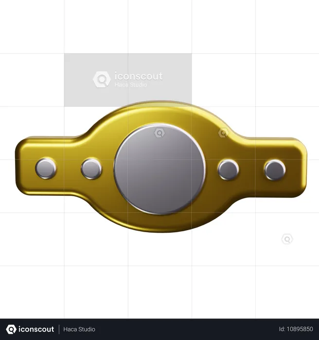 Weightlifting Belt  3D Icon