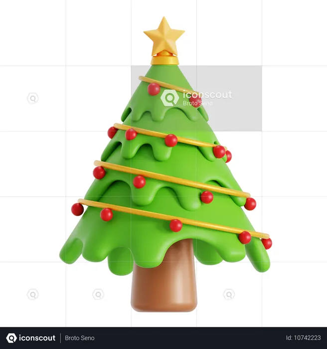 Weihnachtsbaum  3D Icon