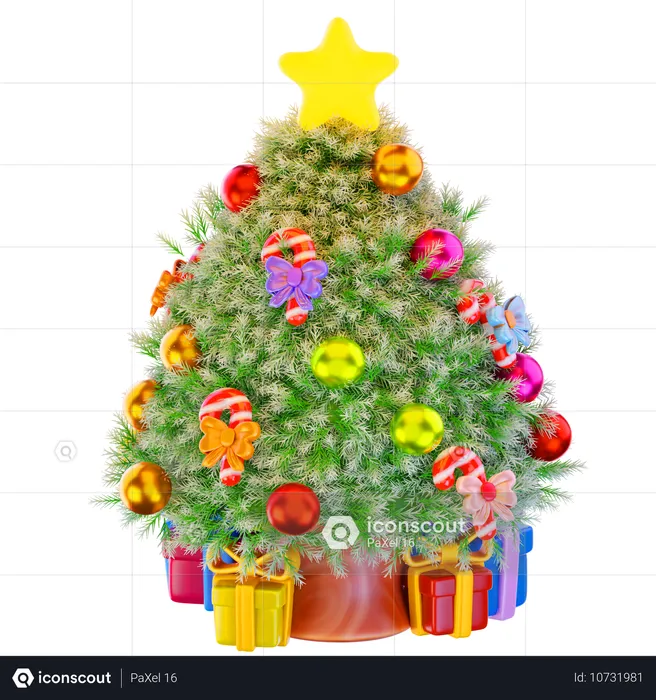 Weihnachtsbaum  3D Icon