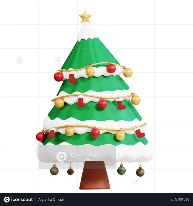 Weihnachtsbaum  3D Icon