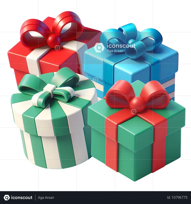 Weihnachtsgeschenk  3D Icon