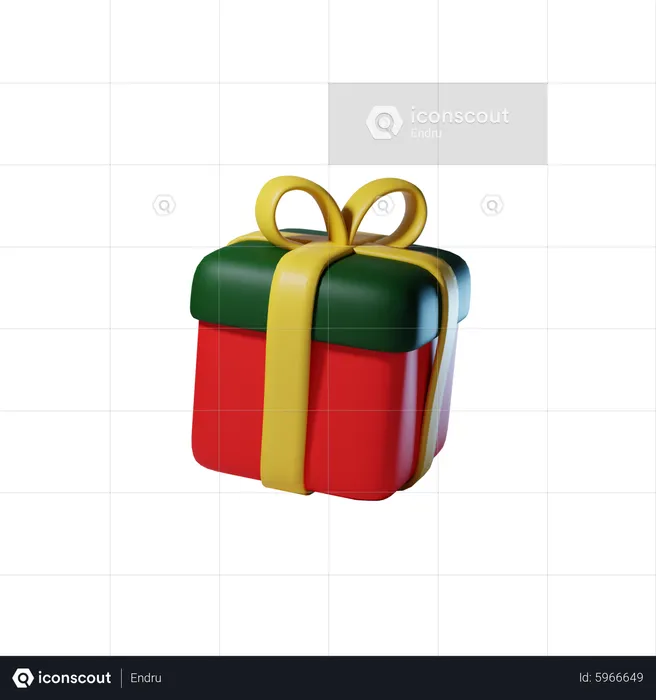 Weihnachtsgeschenk  3D Icon