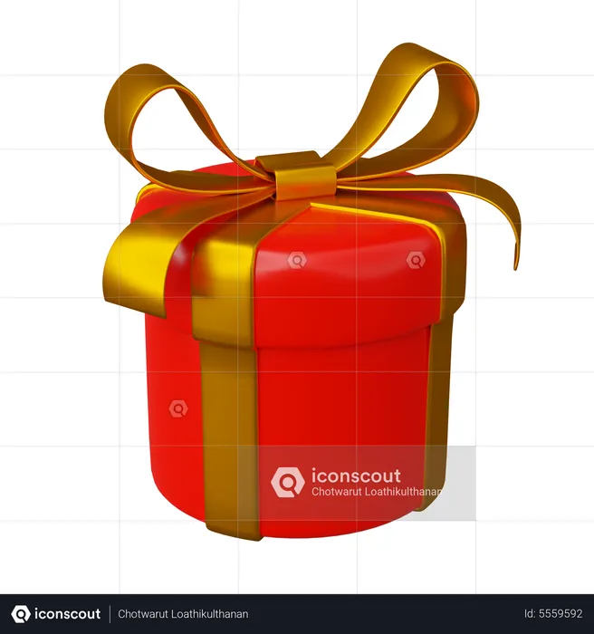 Weihnachtsgeschenk  3D Icon