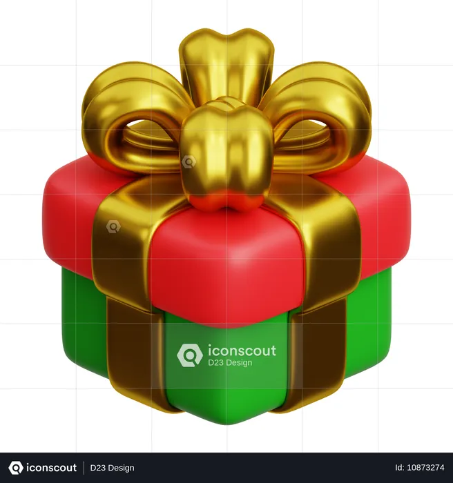 Weihnachtsgeschenkbox 5  3D Icon