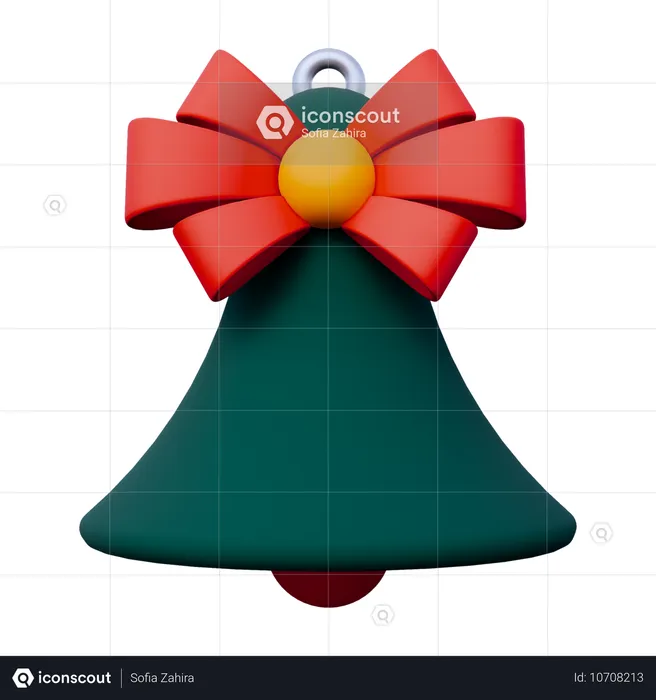 Weihnachtsglocke  3D Icon