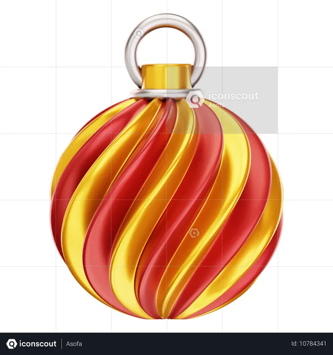 Weihnachtskugel  3D Icon